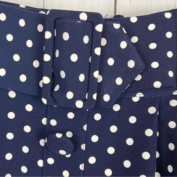 ModCloth | polka dot circle belted skirt - Picture 2 of 10